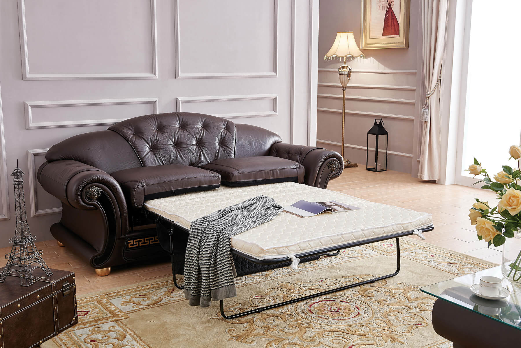 Apolo Leather/Split Living Room Set by ESF Furniture