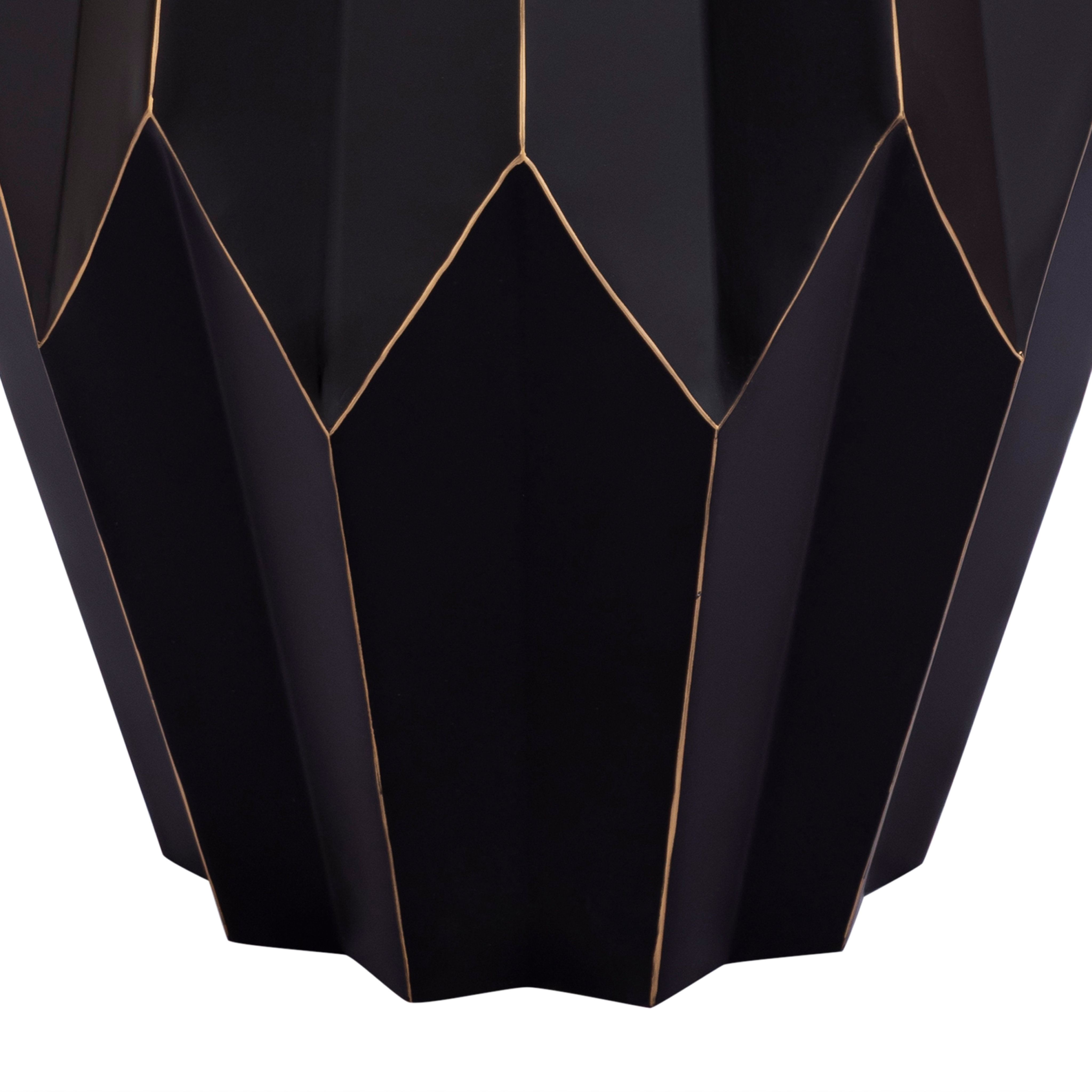 401 Round Metal End Table