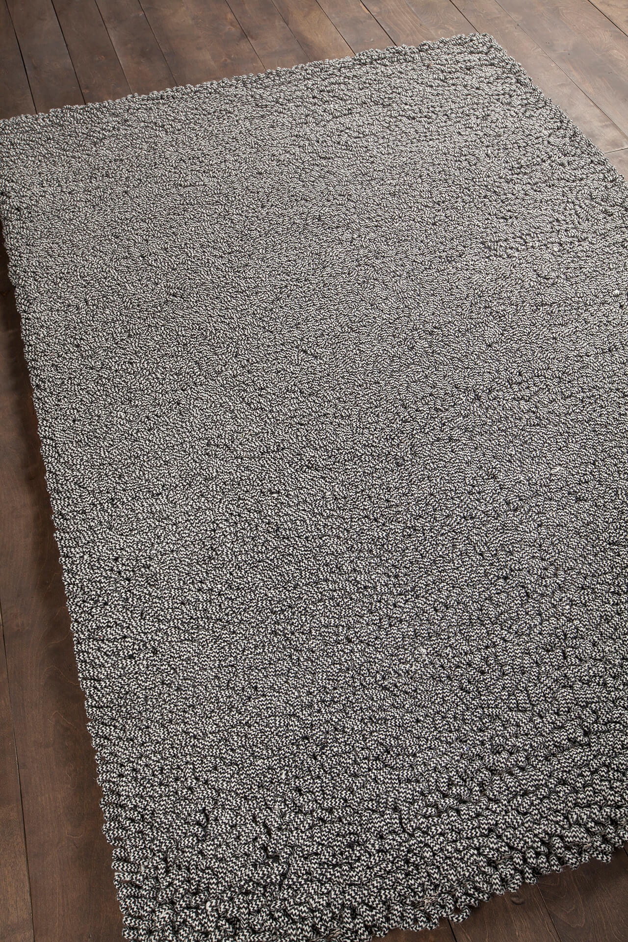 Evelyn Wool/Viscose Rectangular Hand-woven Rug