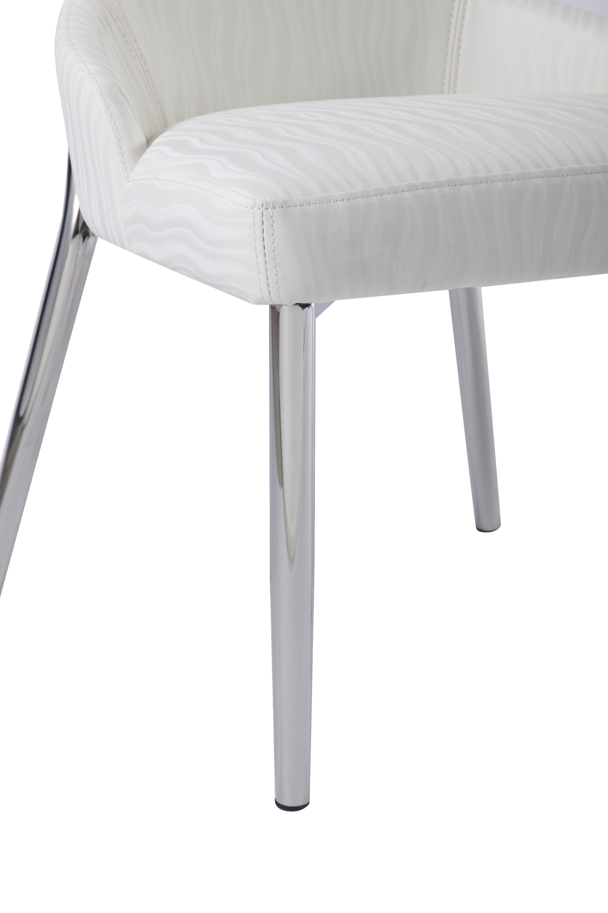Evelyn Wing Back Side PU Chair