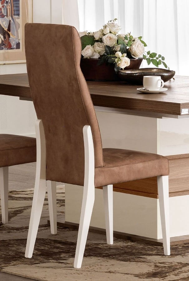 Evolution Modern Microfiber Dining Chair by Status, Italy