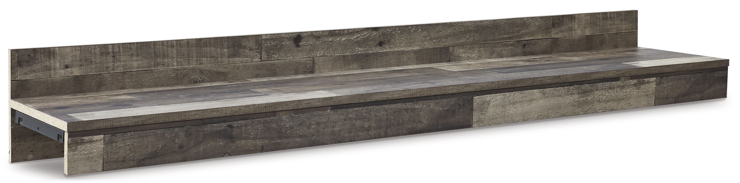 Derekson 4-Piece Industrial Entertainment Wall - Multi-Gray