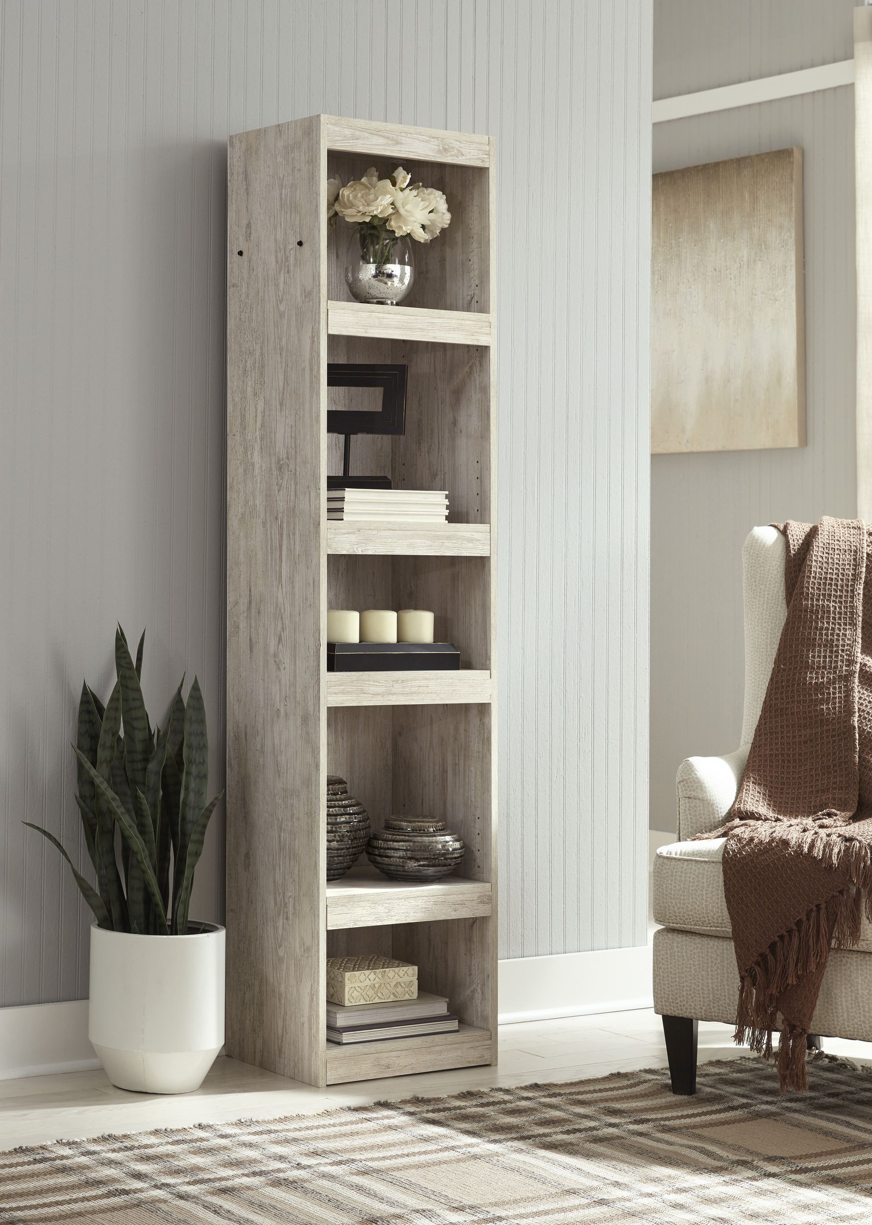 Willowton 3-Piece Coastal Entertainment Center - Whitewash