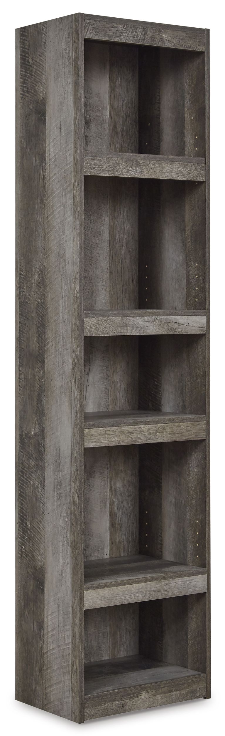 Wynnlow 4-Piece Gray Rustic Media Wall with Infrared Fireplace