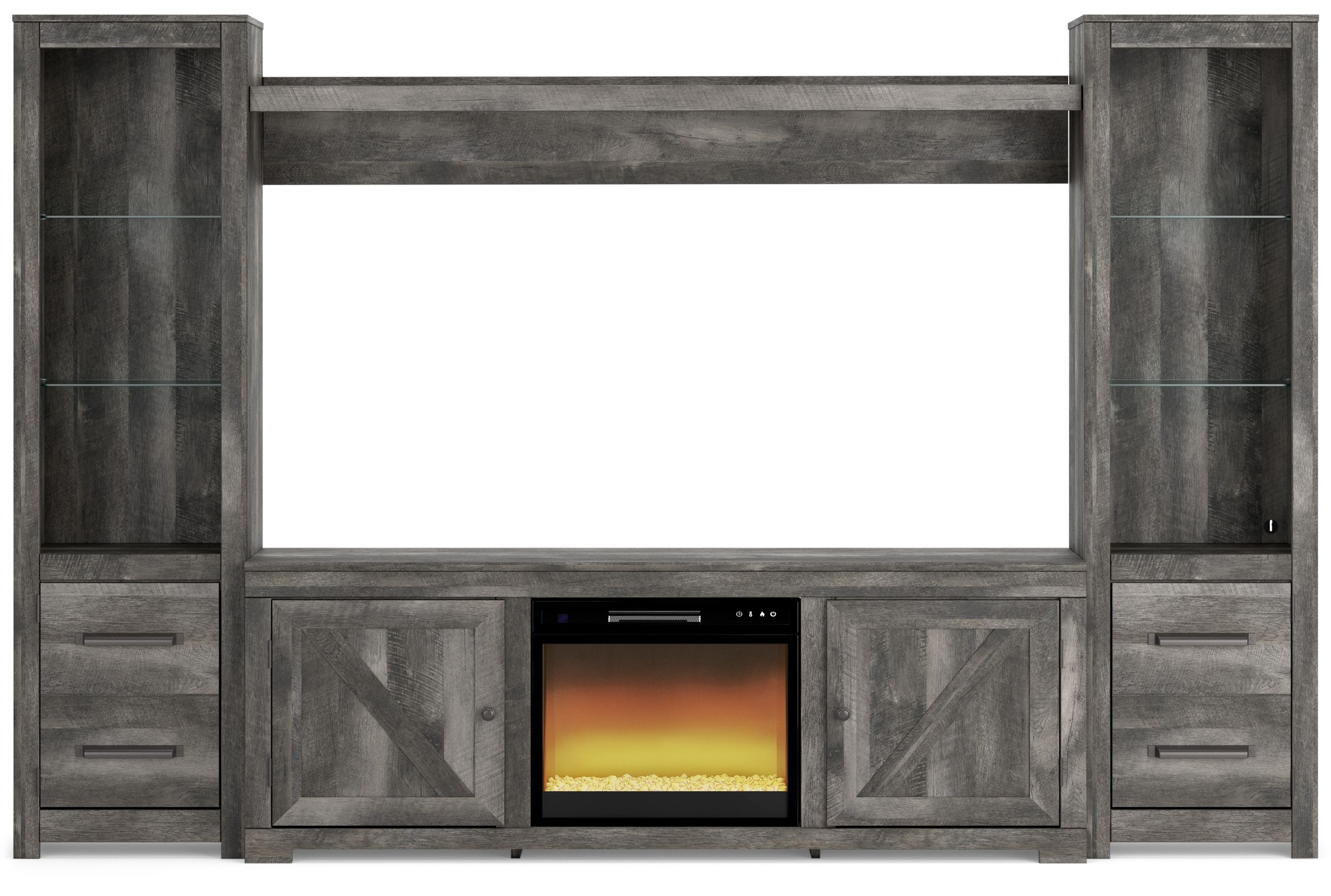 Wynnlow 4-Piece Fireplace Entertainment Wall