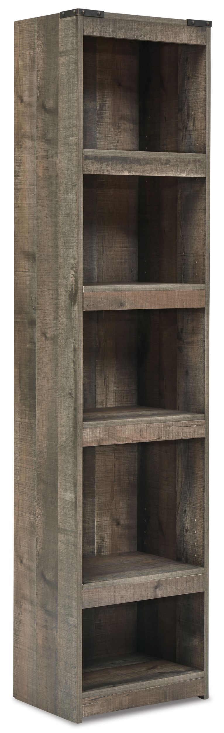 Trinell 4-Piece Rustic Fireplace Entertainment Wall - Brown