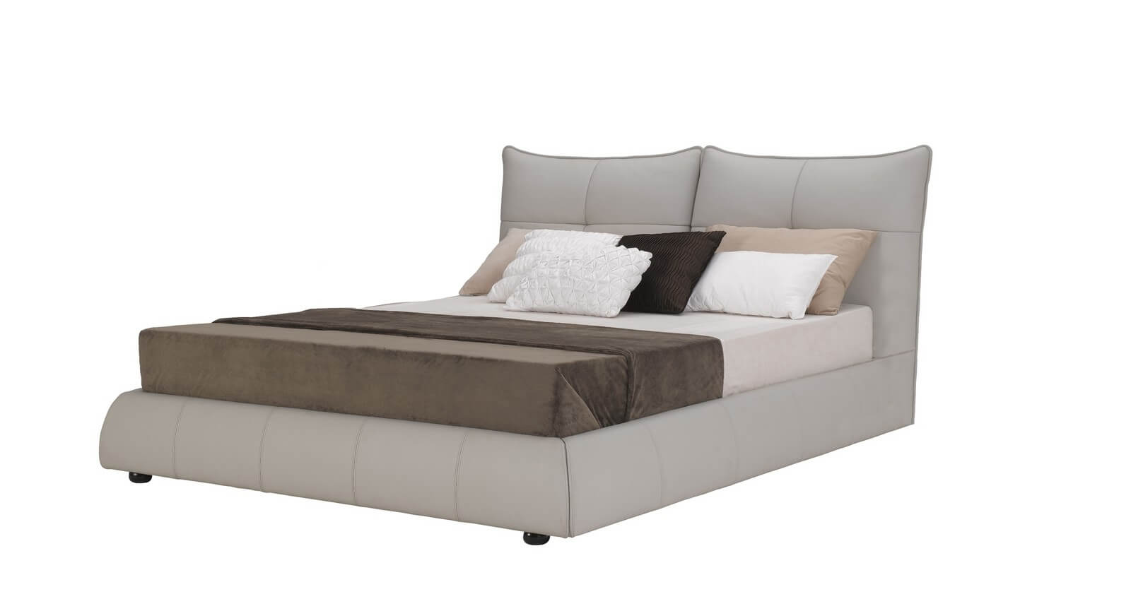 Excite King Leather Bed - Thumbnail 2