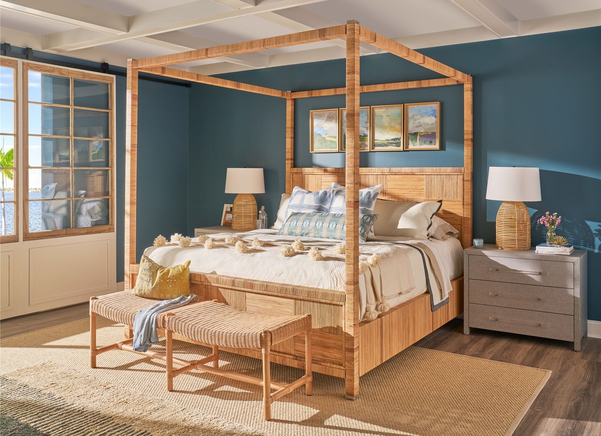 Chatham Rattan Canopy Bed