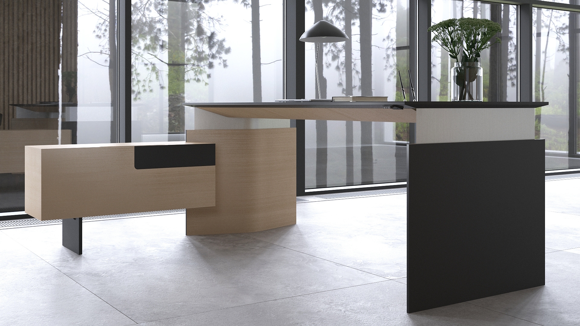 Move 78.7" Executive Sit-Stand Desk 