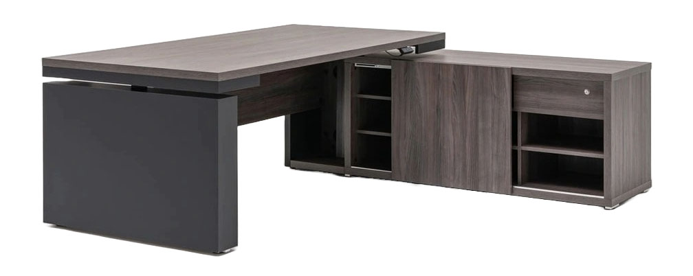 MDD Mito Adjustable Executive Desk w/Side