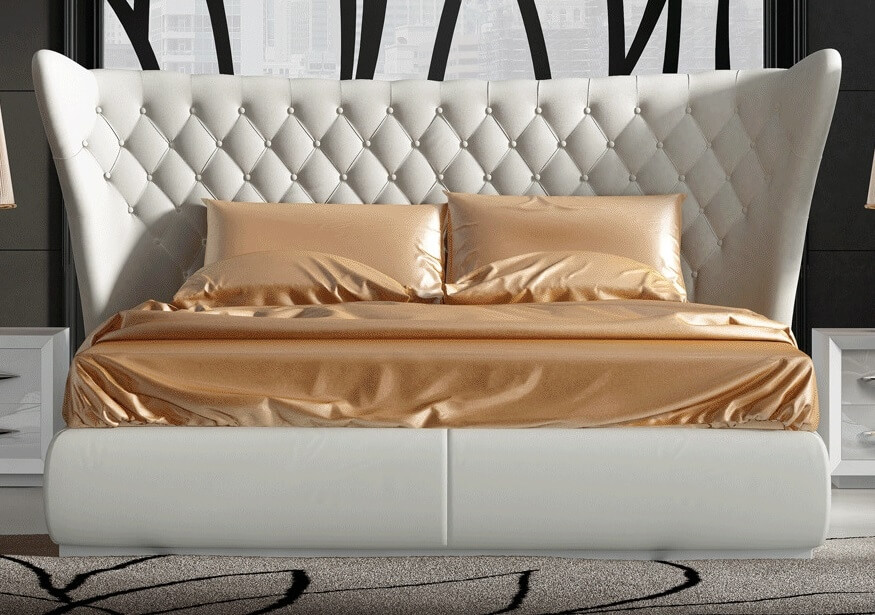 Miami Eco-Leather Platform Bed