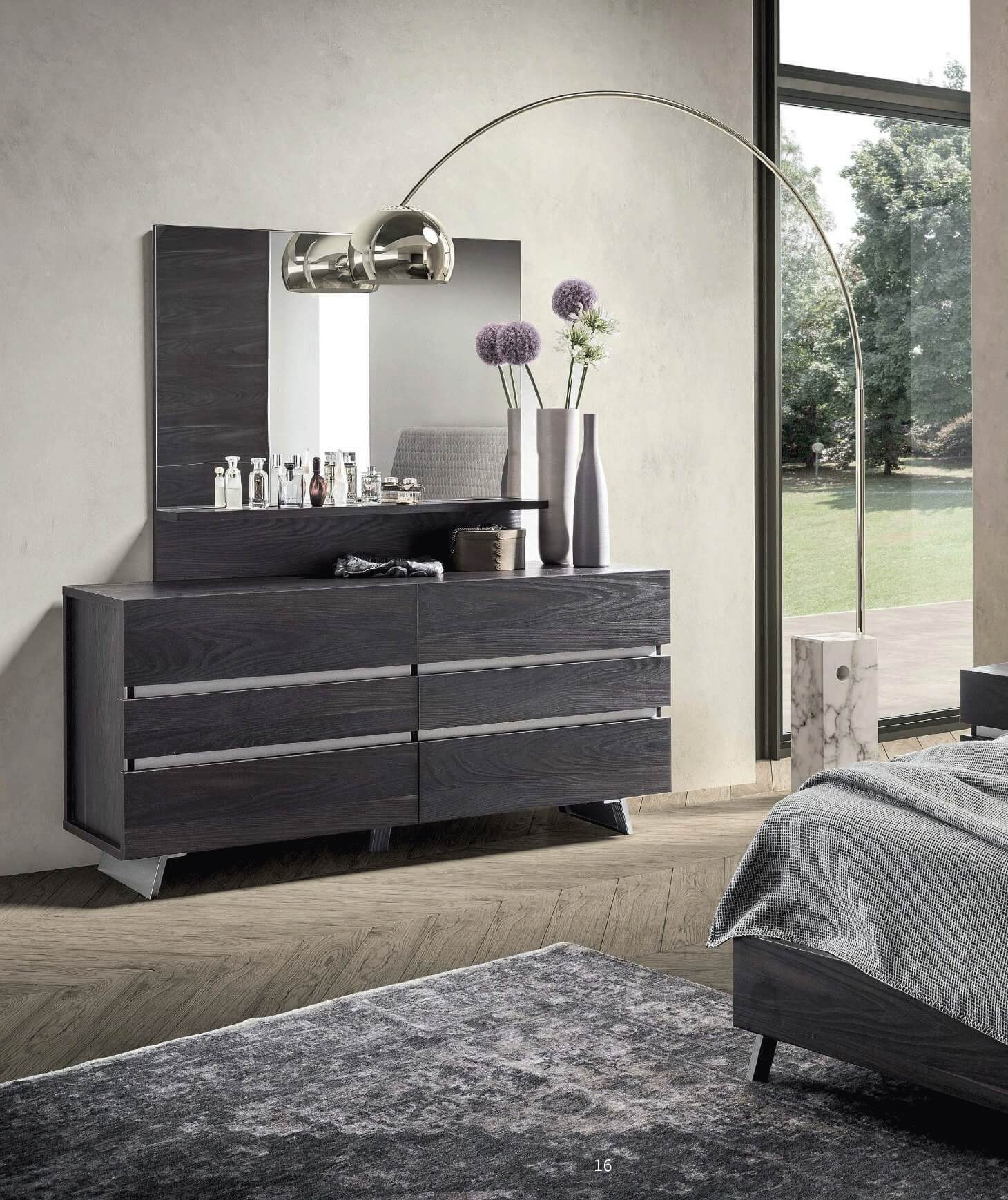 New Star ESF Wood Veneer Mirror