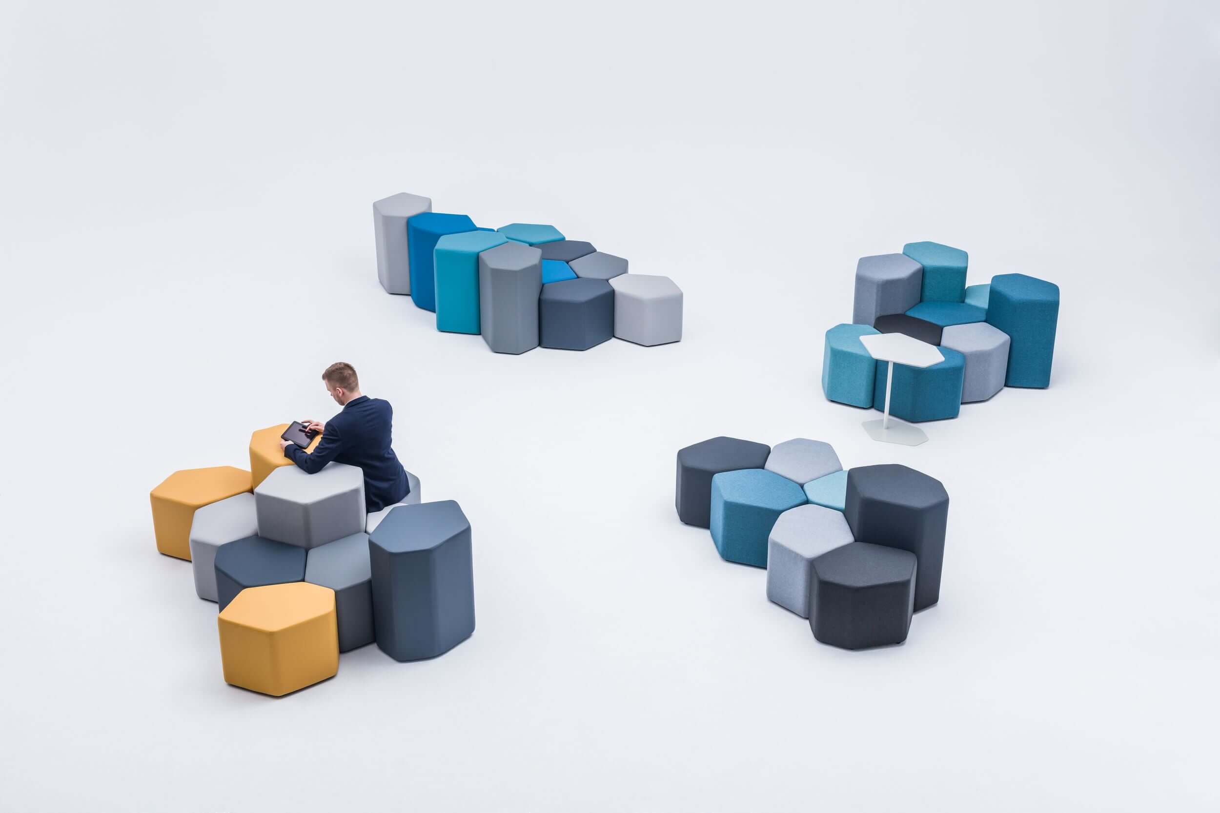 Bazalto Office Pouf by MDD Office Furniture