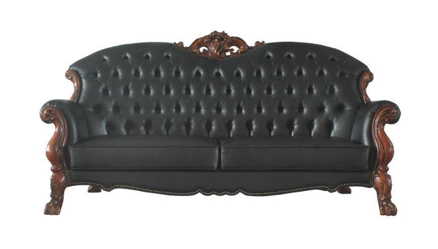 Dresden PU/Wood Tufted Living Room Set