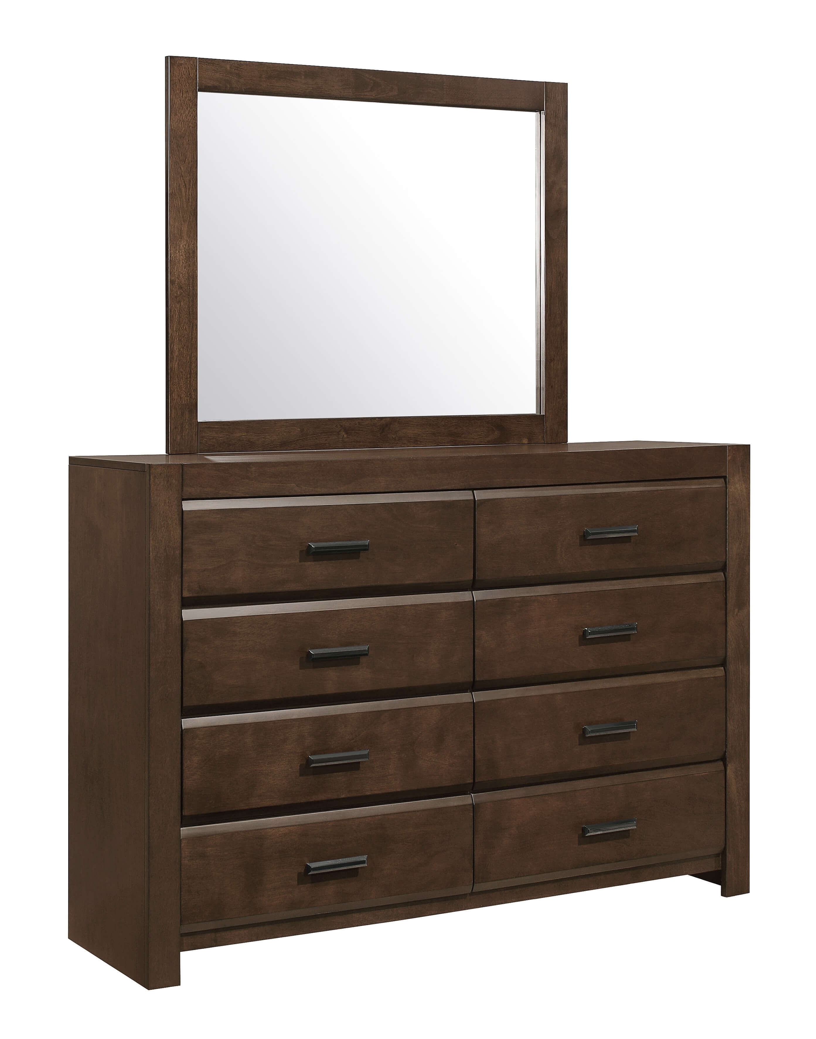Erwan Wood/Wood Veneer Panel Bedroom Set