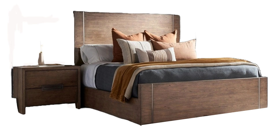 Koda Wood Panel Bedroom Set
