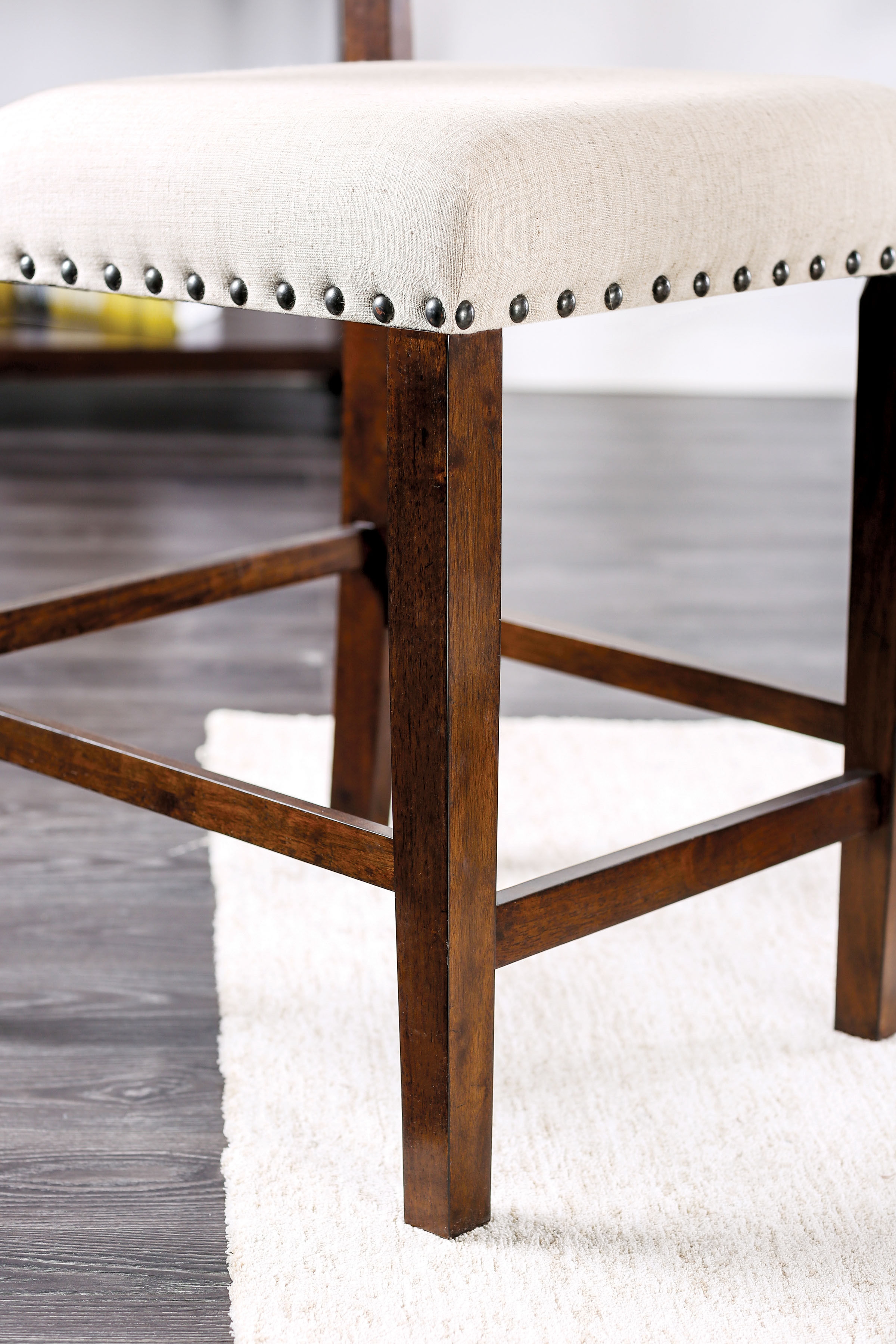 Glenbrook Fabric/Wood Counter Height Dining Chair, Set of 2