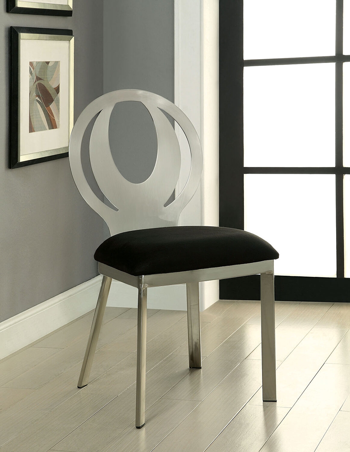 Orla Glass/Metal Rectangular Dining Set