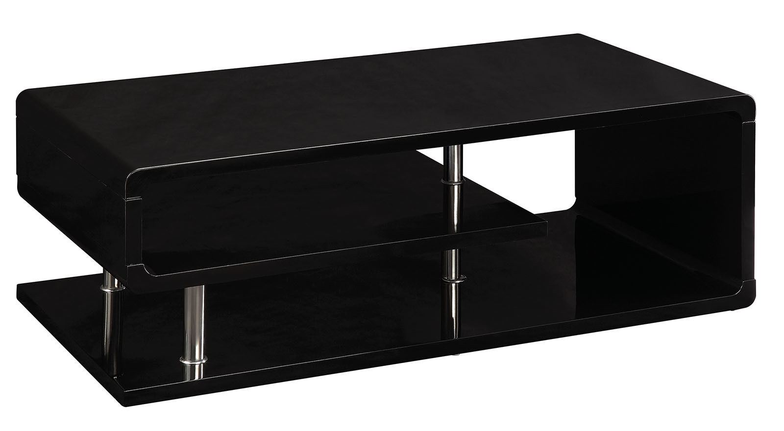 Ninove Lacquer/Wood Storage Coffee Table