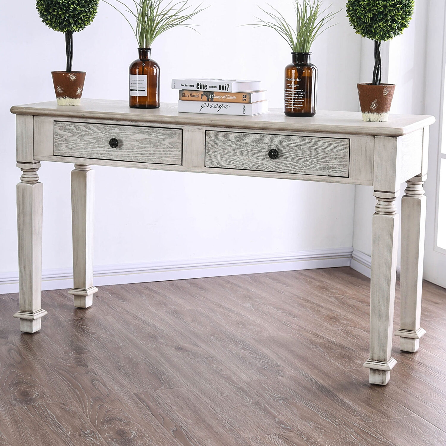 Joliet Wood Storage Coffee Table Set