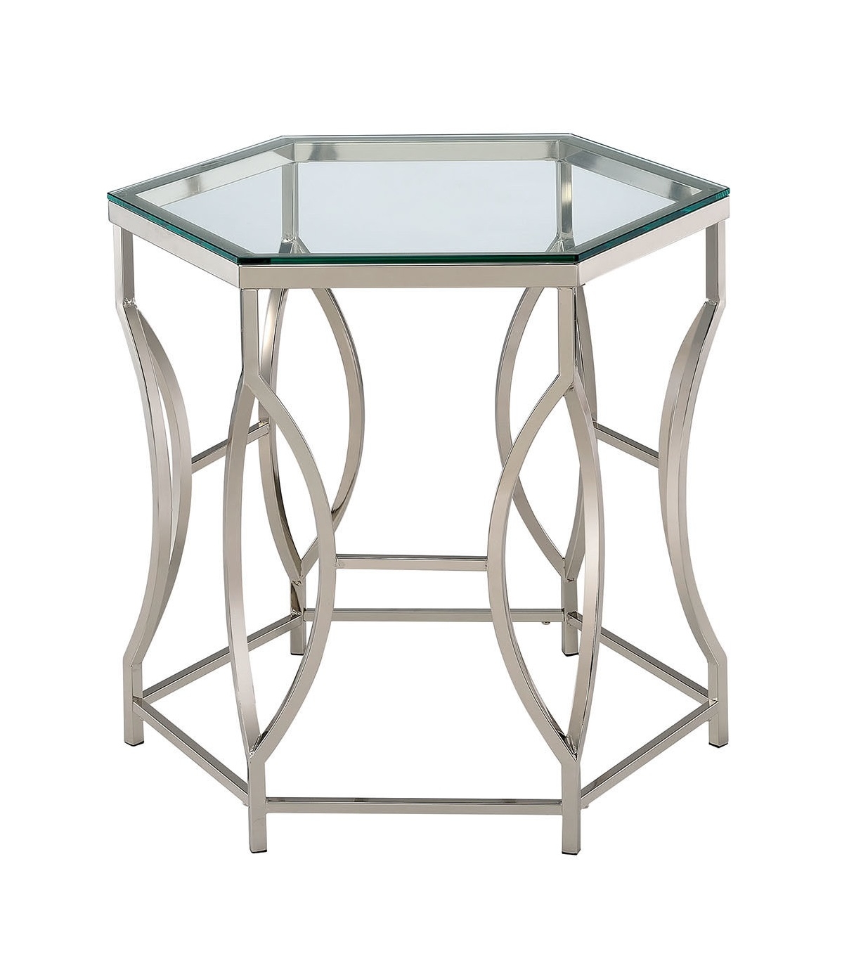 Zola Glass/Metal Coffee Table Set