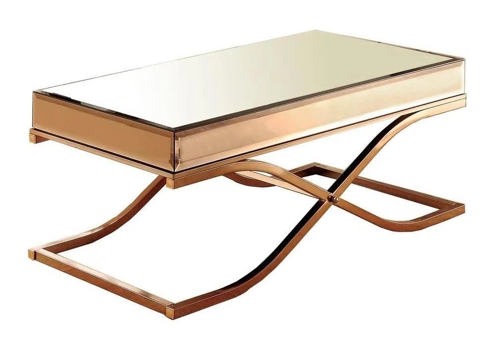 Sundance Mirror/Metal Coffee Table Set