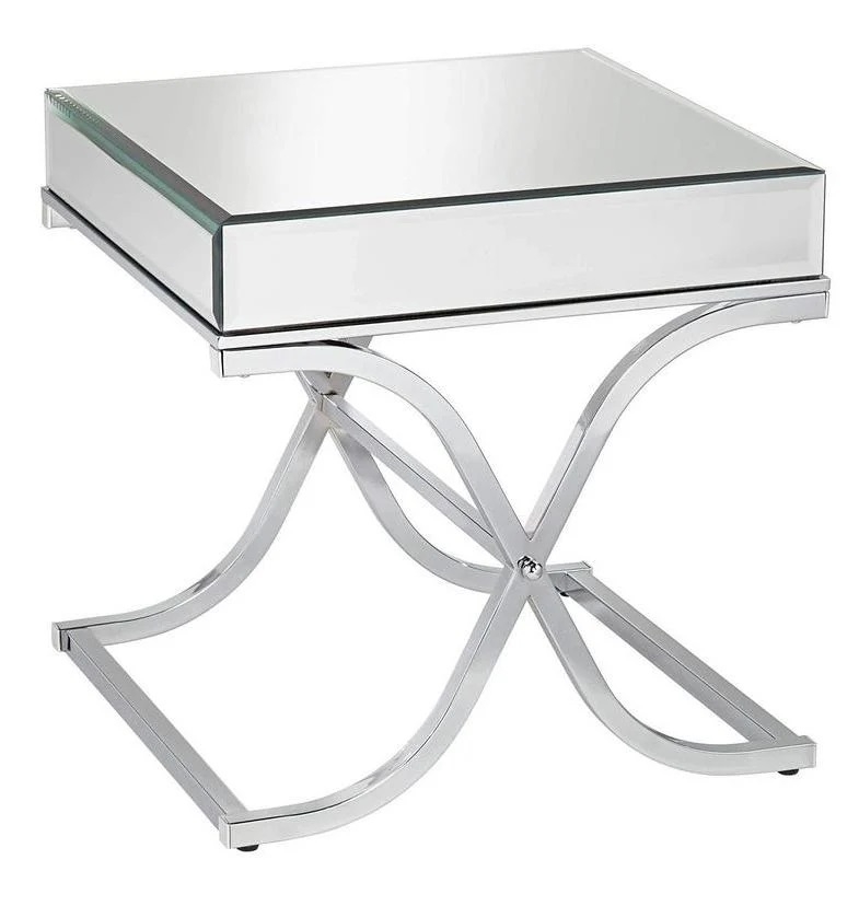 Sundance Mirror/Metal Coffee Table Set