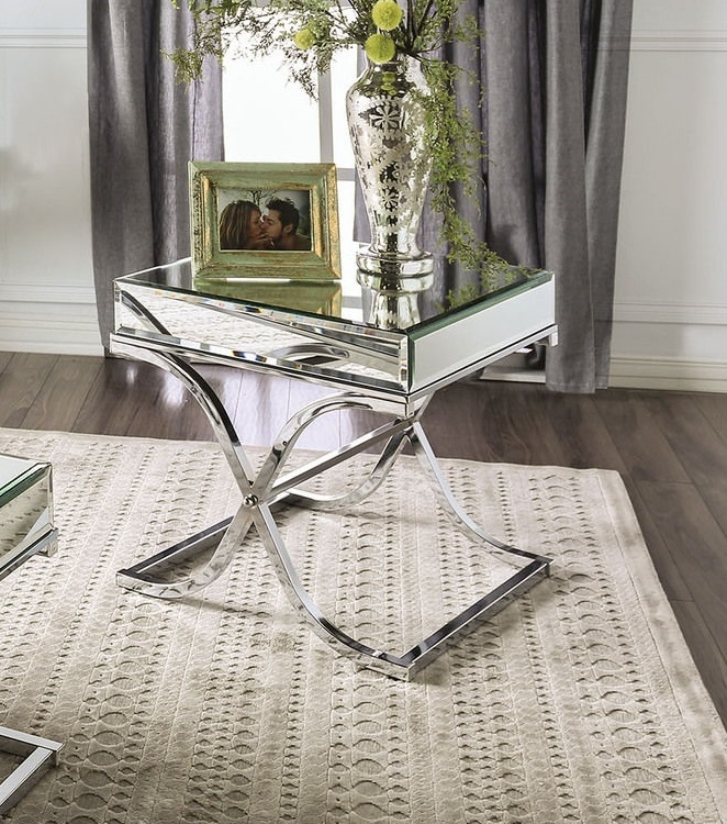 Sundance Mirror/Metal End Table