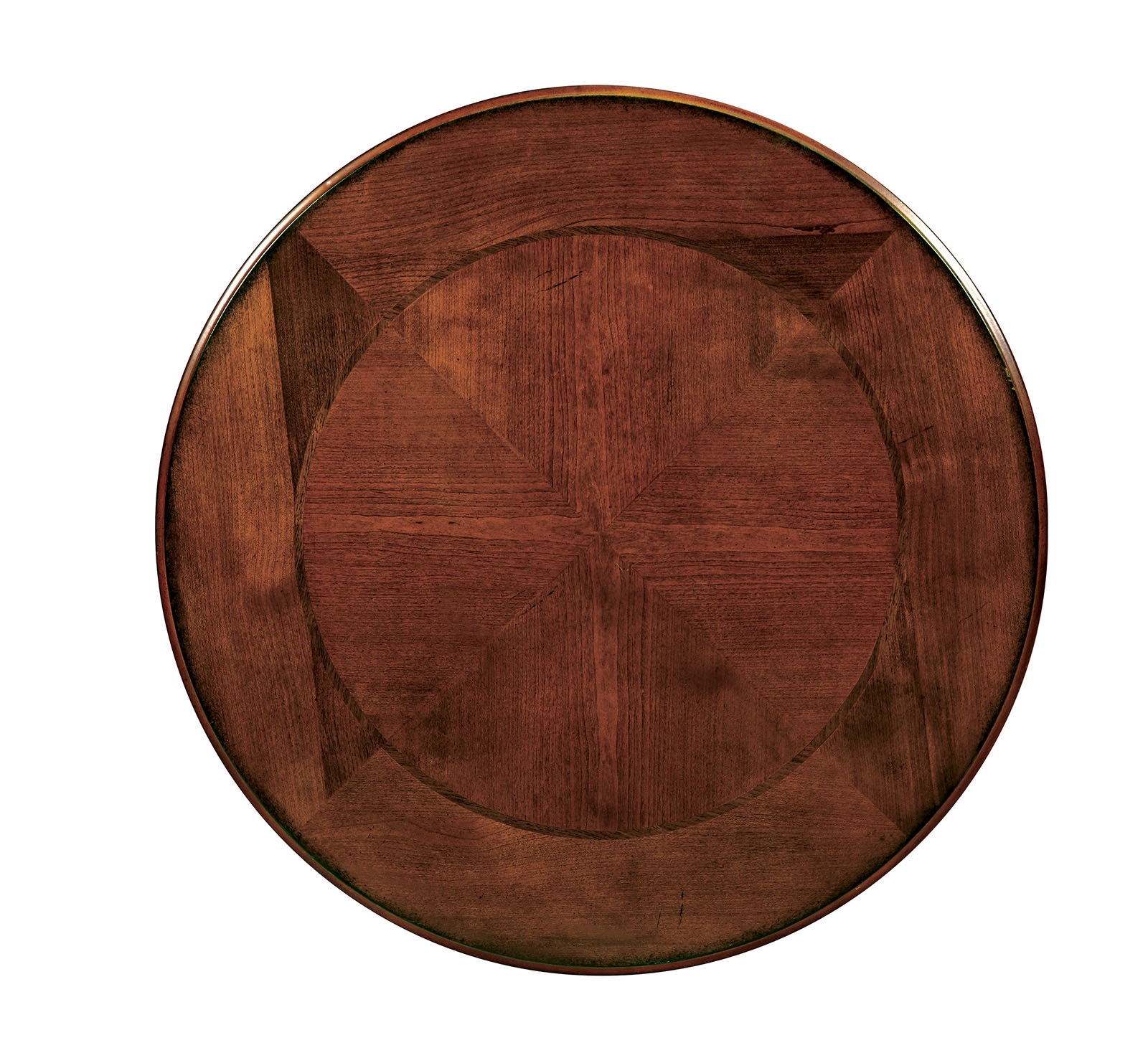 May Wood Round Storage End Table