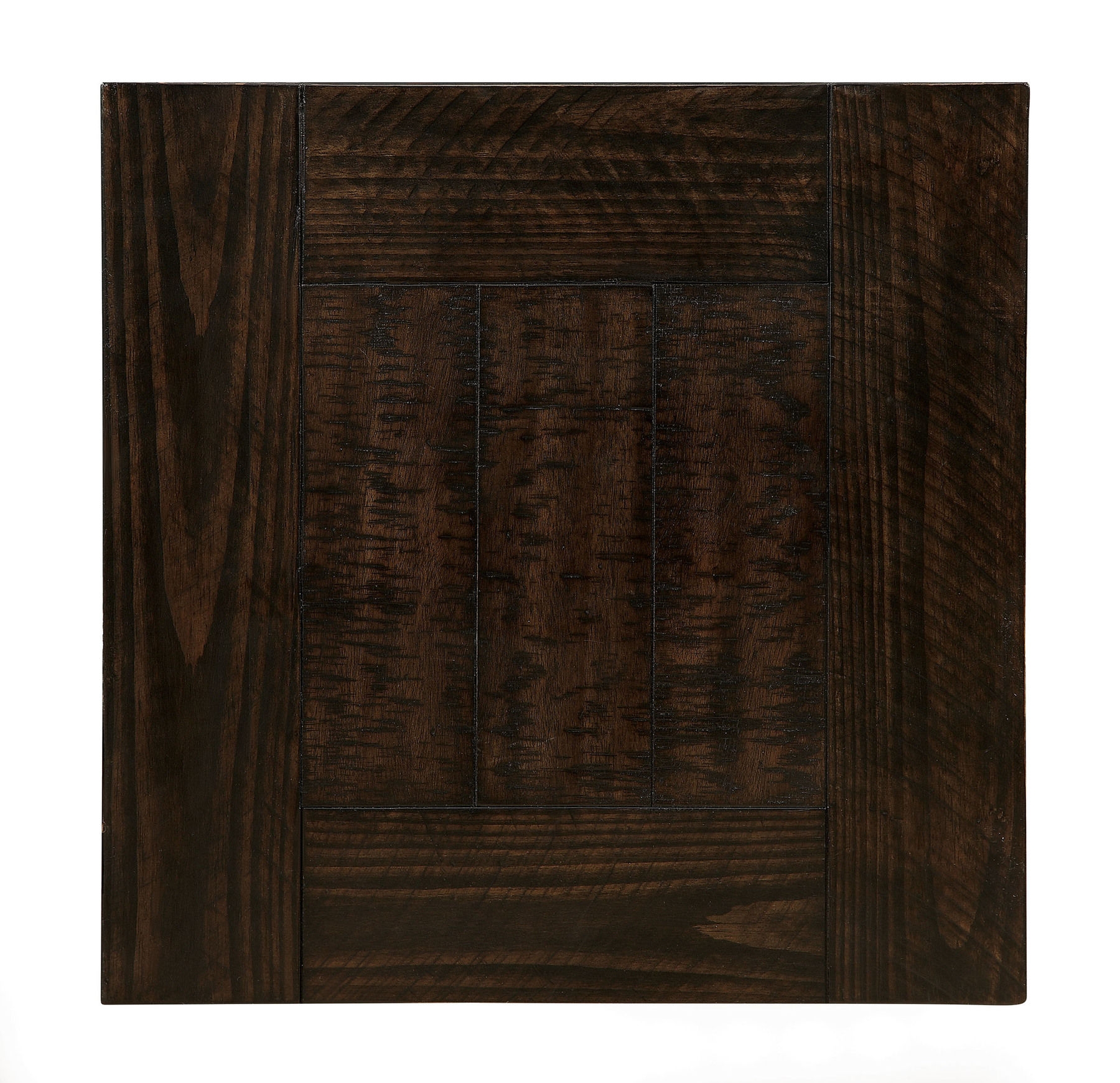 Luan Wood Storage End Table