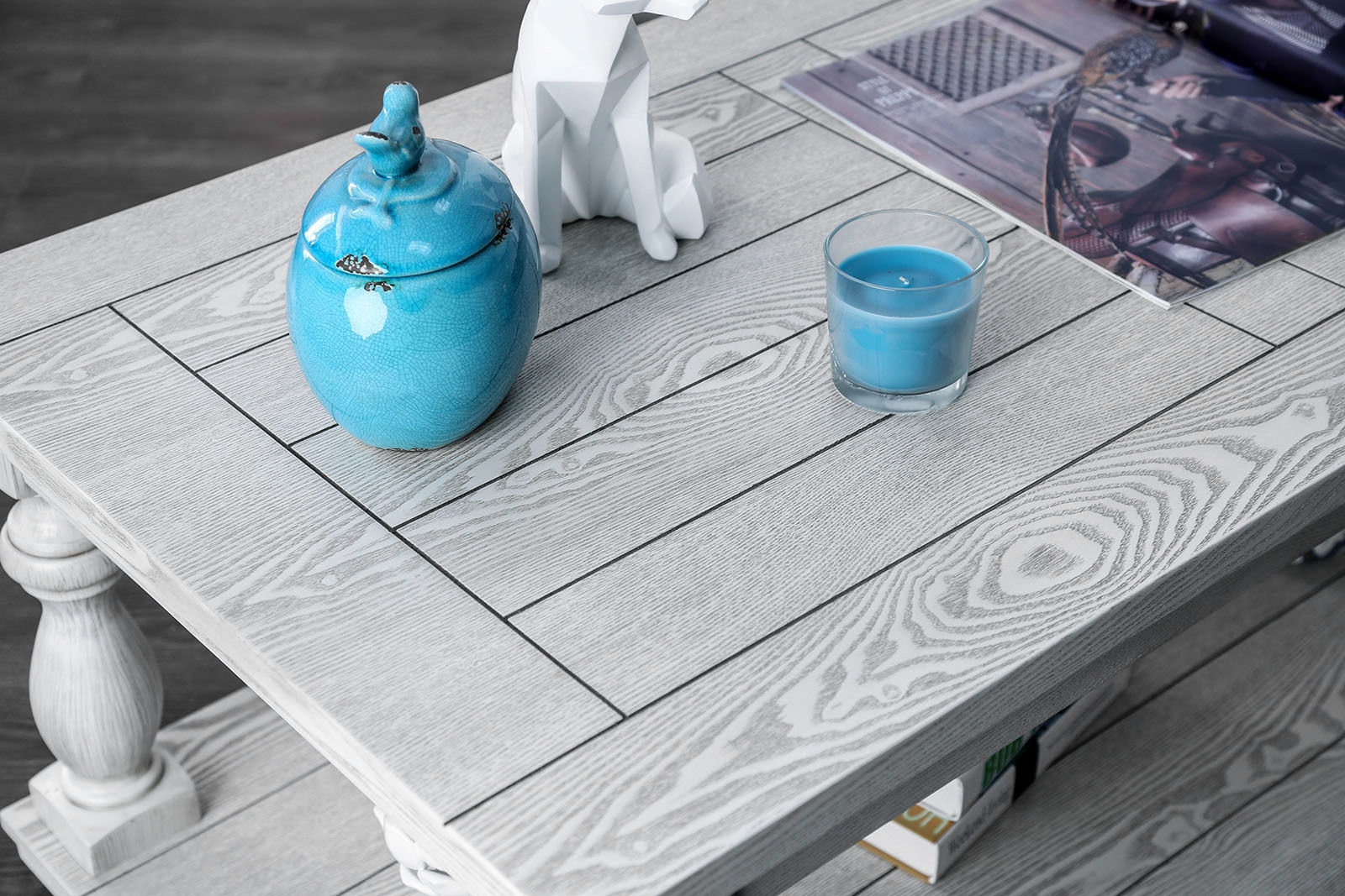 Arlington Wood Storage Coffee Table Set
