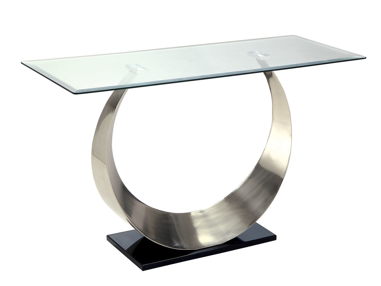 Orla Glass/Steel Coffee Table Set