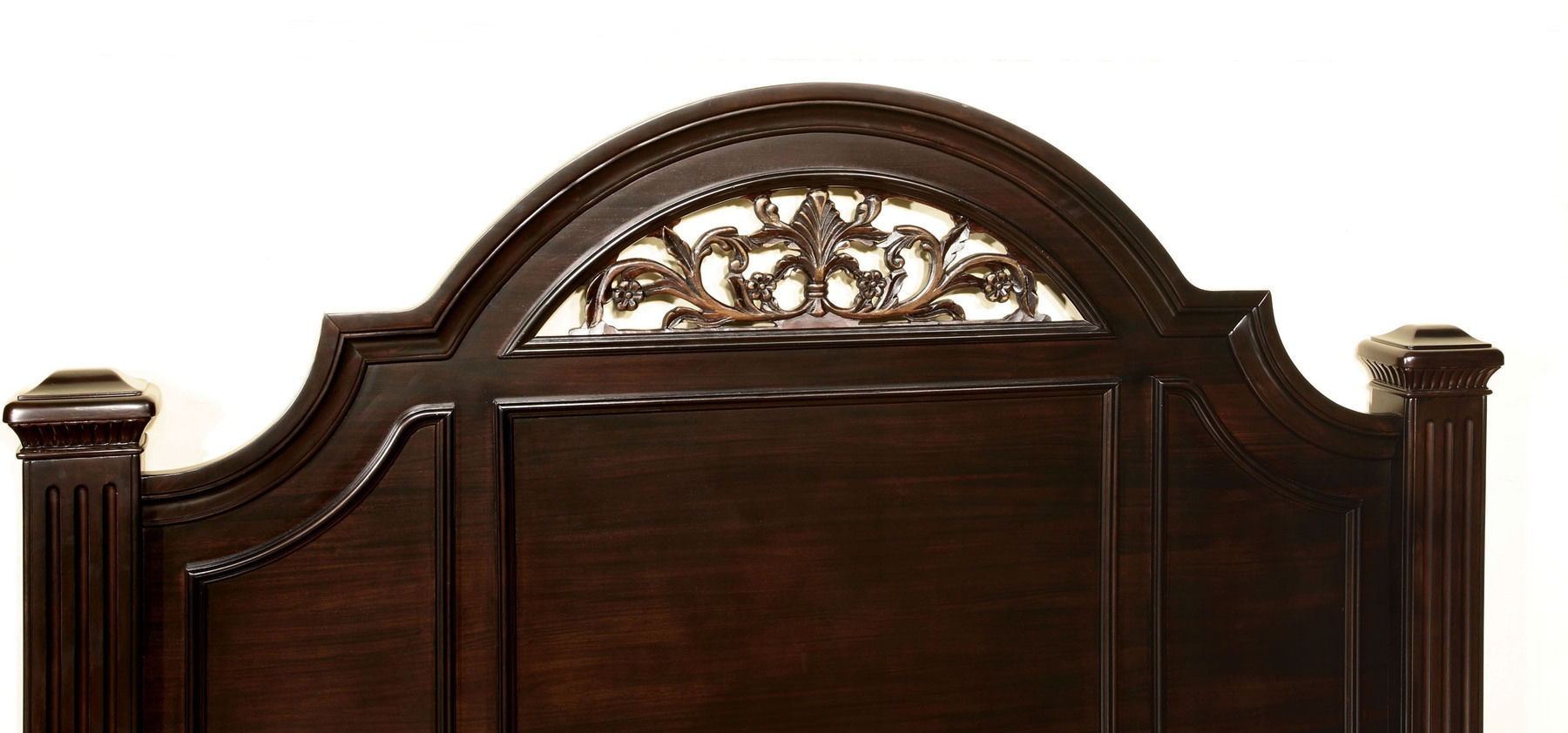 Syracuse Wood Panel Bed, Queen Size