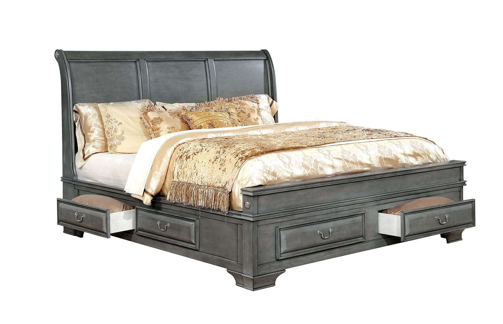 Brandt Wood Storage Panel Bed