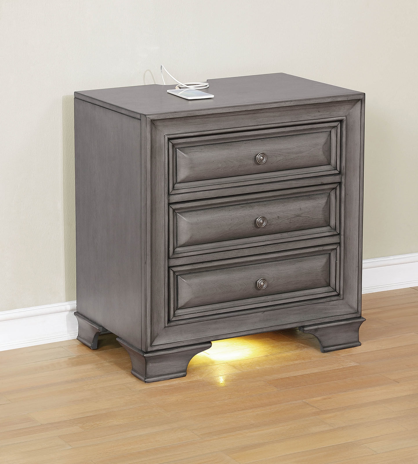 Brandt Wood Storage Panel Bedroom Set