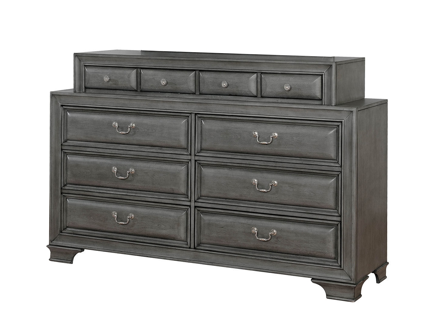 Brandt Wood Double Dresser w/10 Drawers