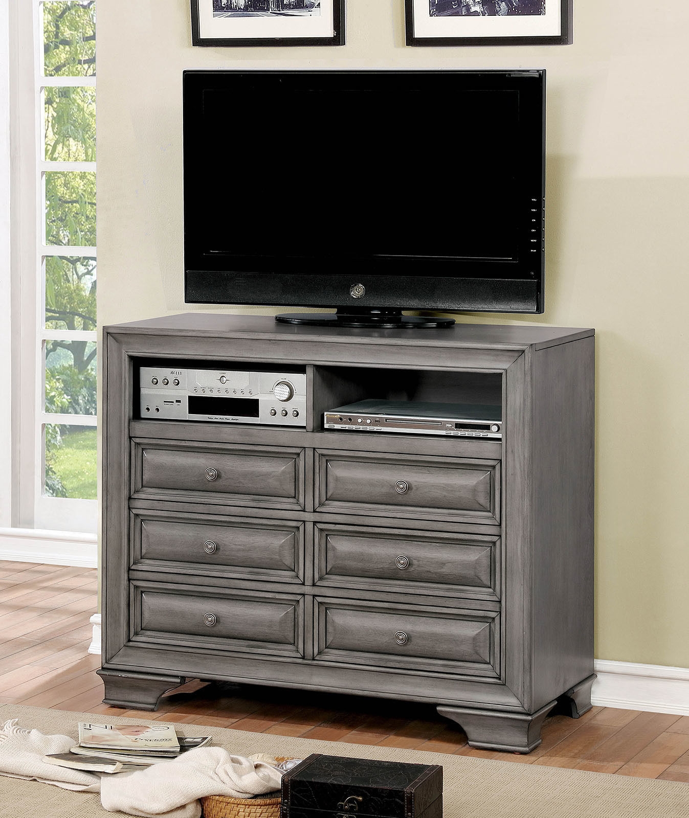 Brandt Wood Storage Panel Bedroom Set