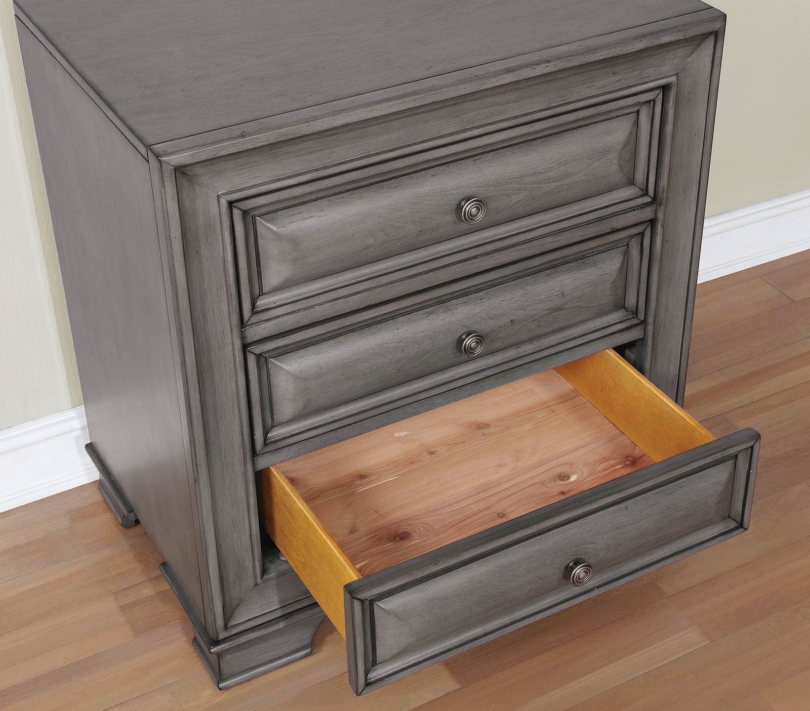 Brandt Wood Storage Panel Bedroom Set