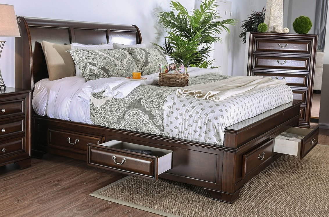 Brandt Wood Storage Panel Bedroom Set