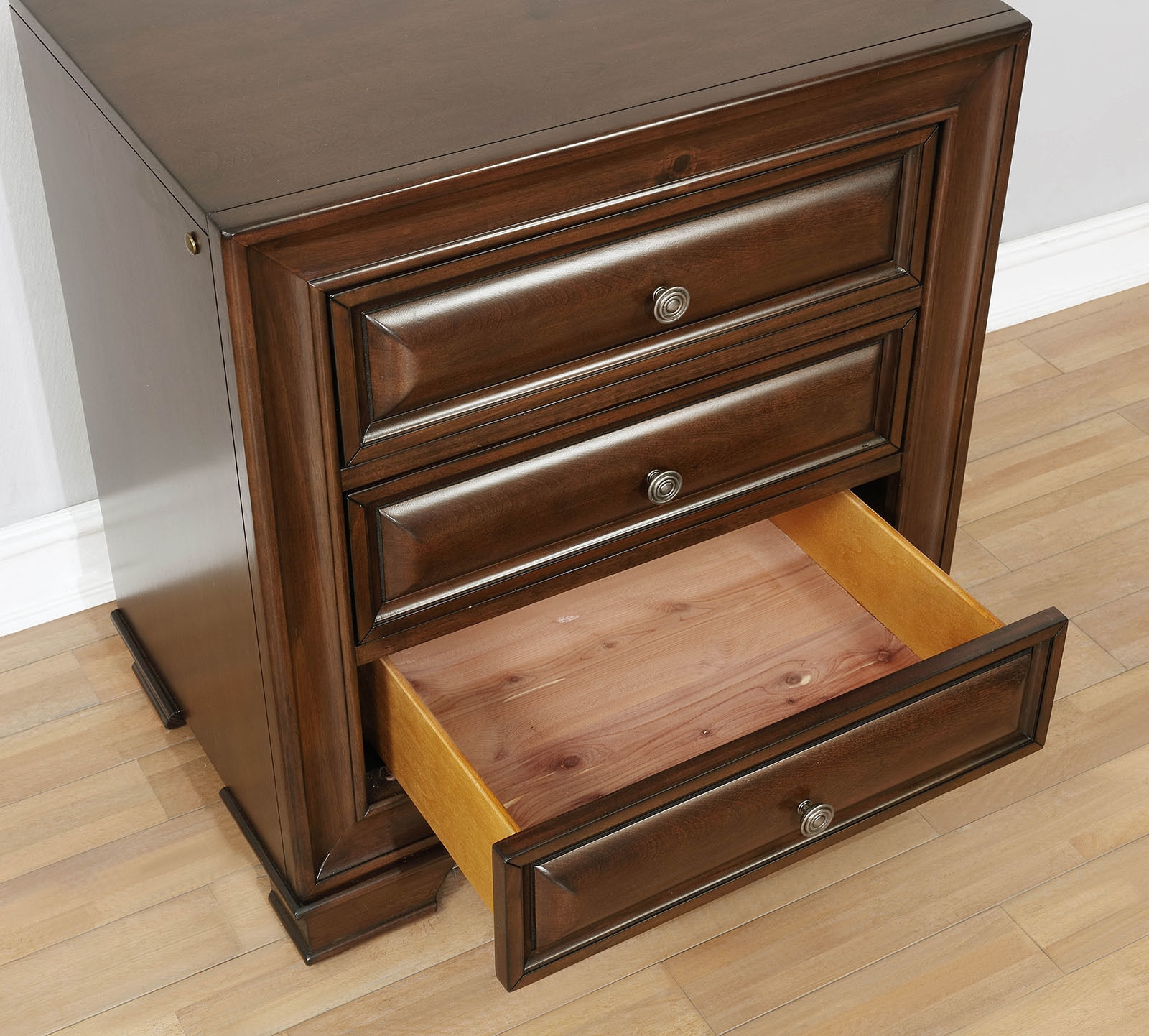 Brandt Wood Storage Panel Bedroom Set