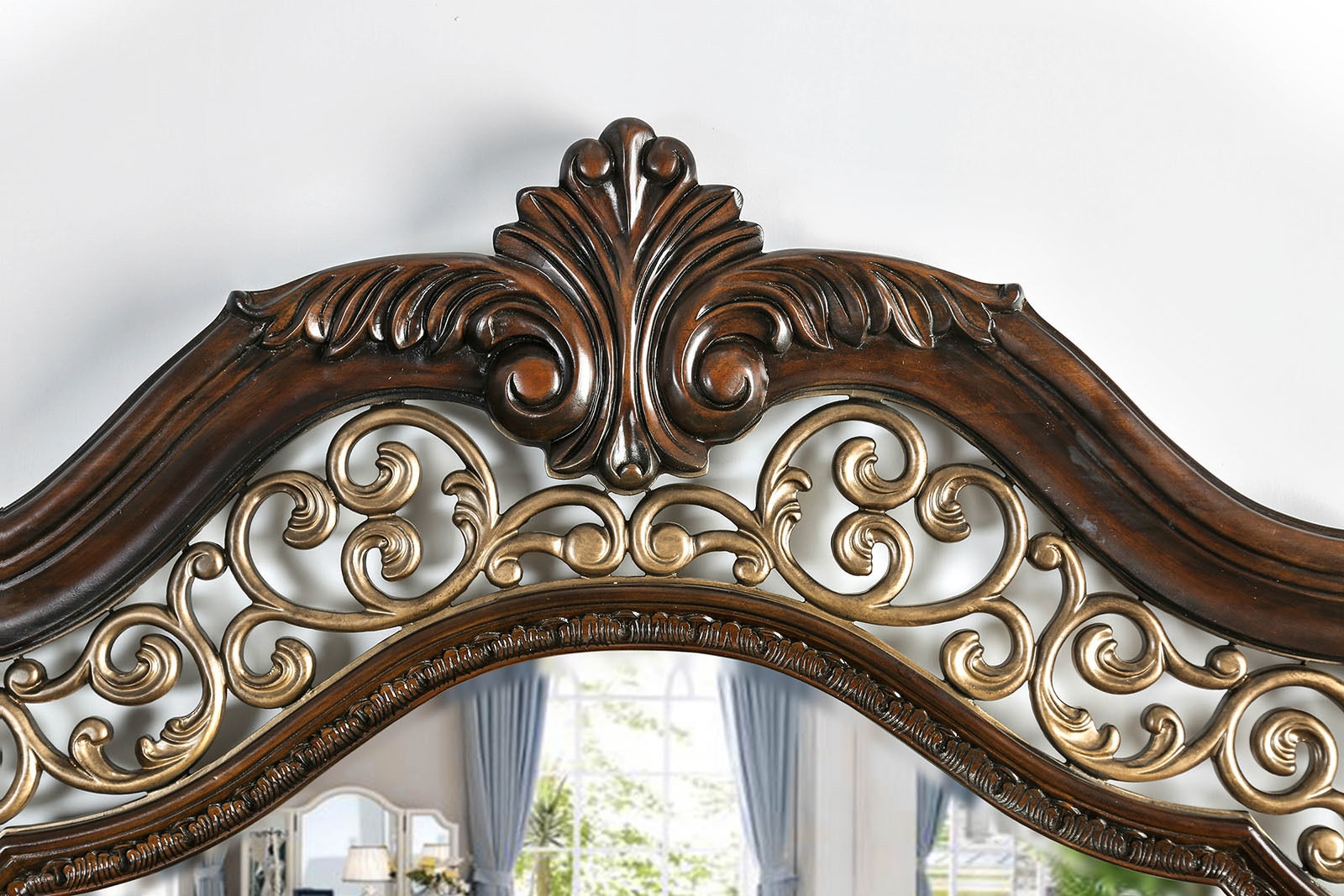 Menodora Wood Mirror