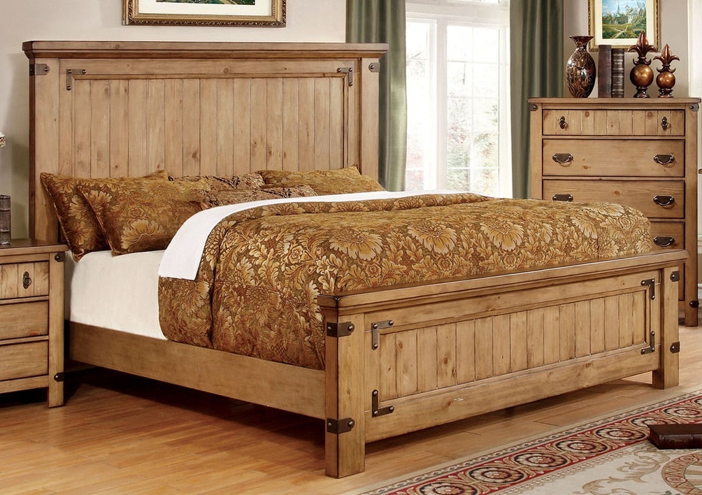Pioneer Wood Panel Bedroom Set