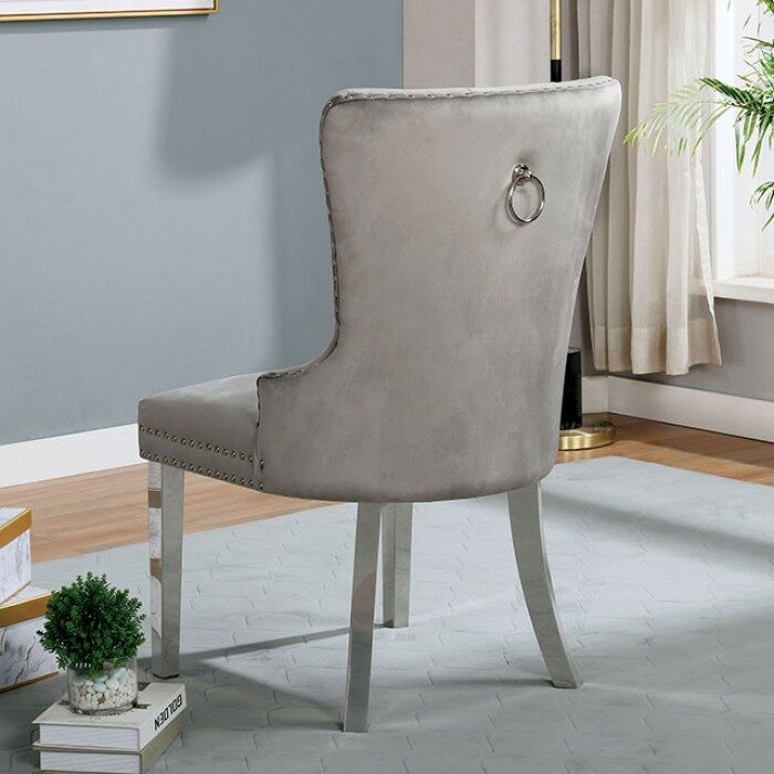 Jewett Fabric/Wood Dining Side Chair, Set of 2