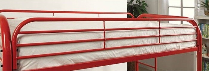 Opal Metal Bunk Bed, Twin Size