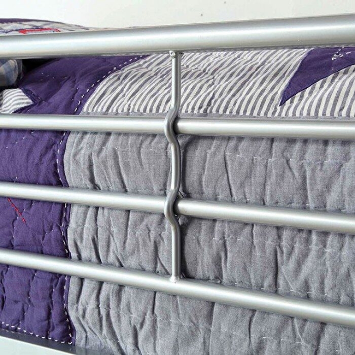 Opal Metal Bunk Bed, Twin Size