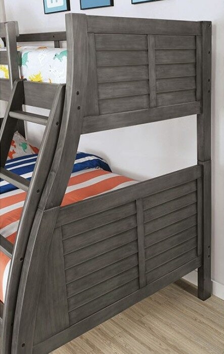 Hoople Wood Bunk Bed, Twin/Full Size