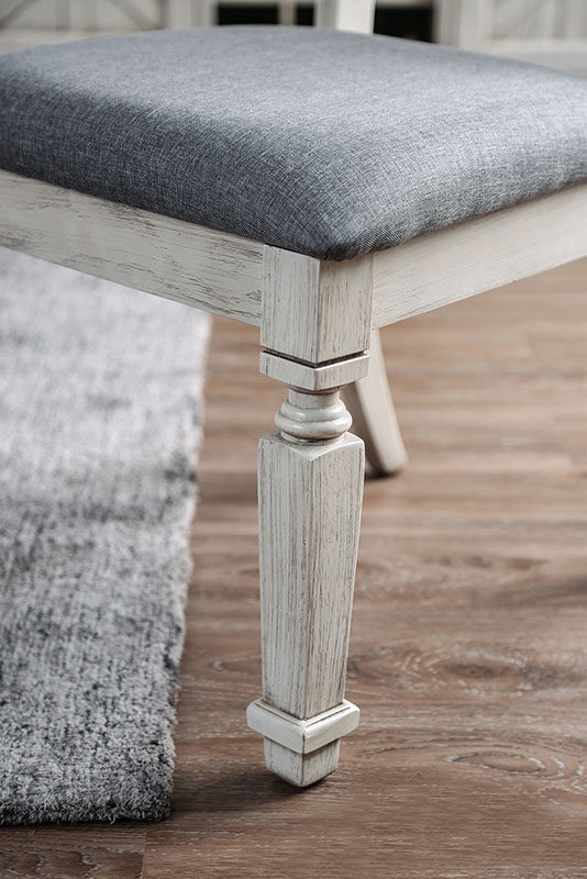 Georgia Fabric/Wood Dining Side Chair, Set of 2