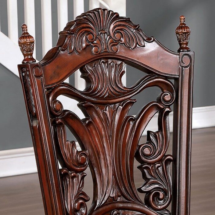 Canyonville Leatherette/Wood Dining Side Chair, Set of 2