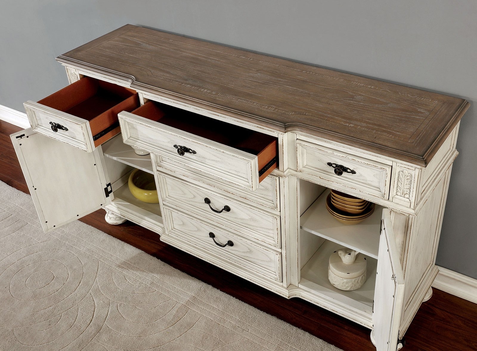 Arcadia Wood Round Dining Set