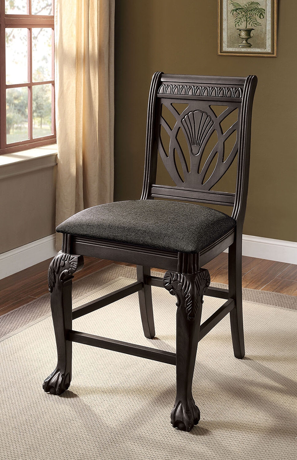 Petersburg Wood Square Counter Height Dining Set